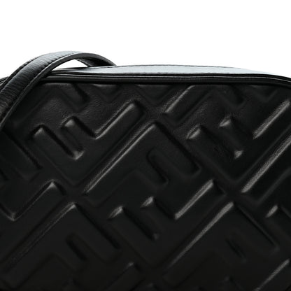 Fendi Vitello Epoque FF Embossed Camera Case Black 8 of 13