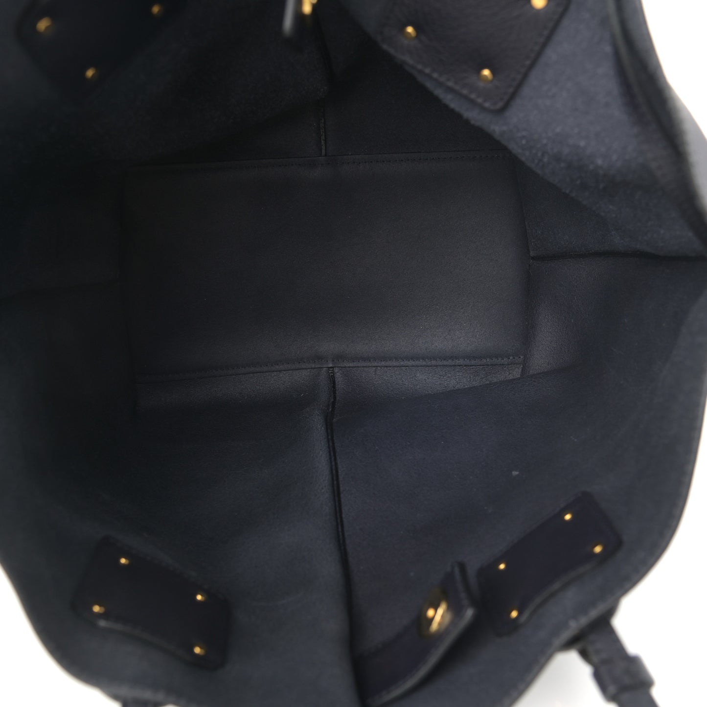 Smooth Calfskin Medium Vick Tote Full Blue
