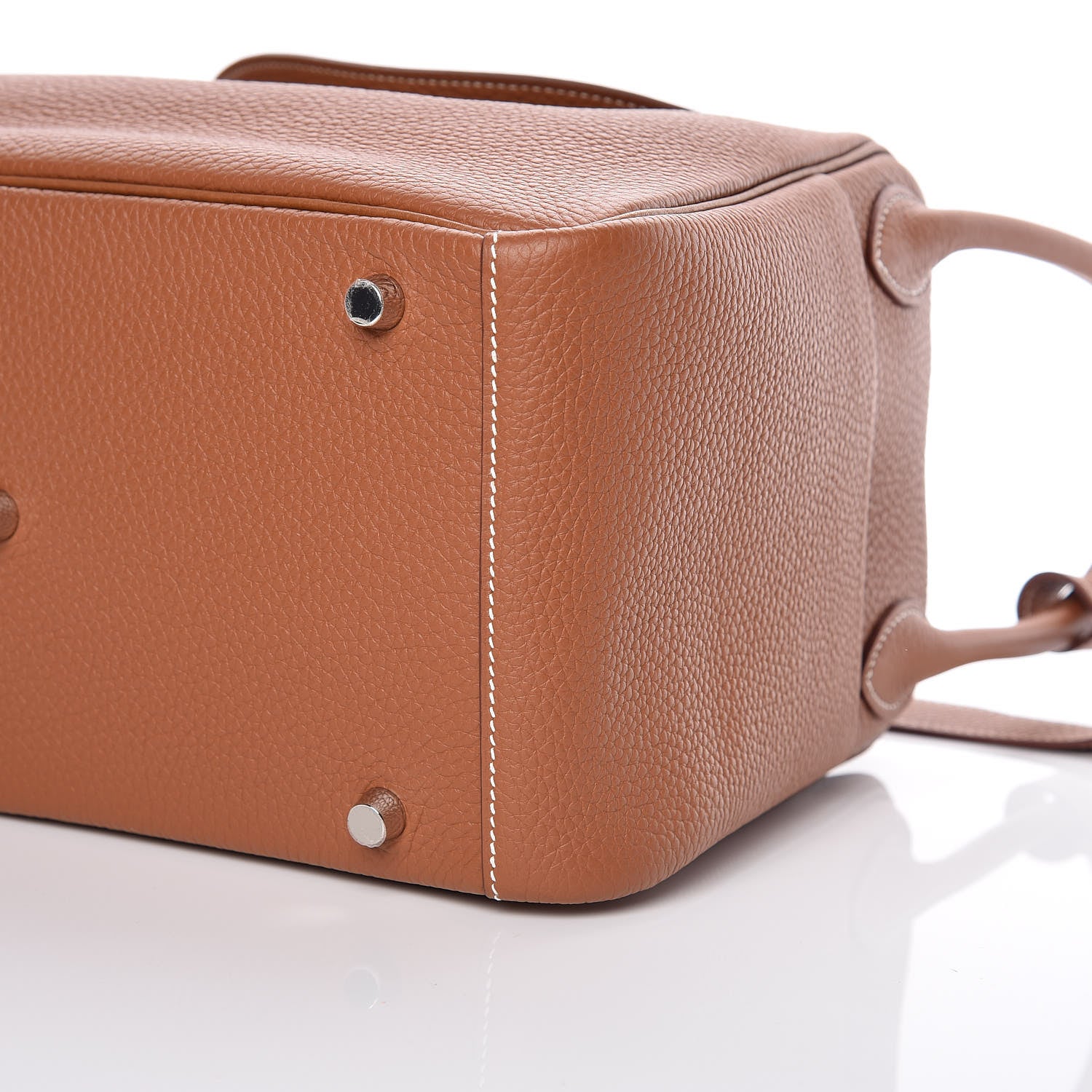 Hermes Taurillon Clemence Lindy 30 Gold 10 of 10
