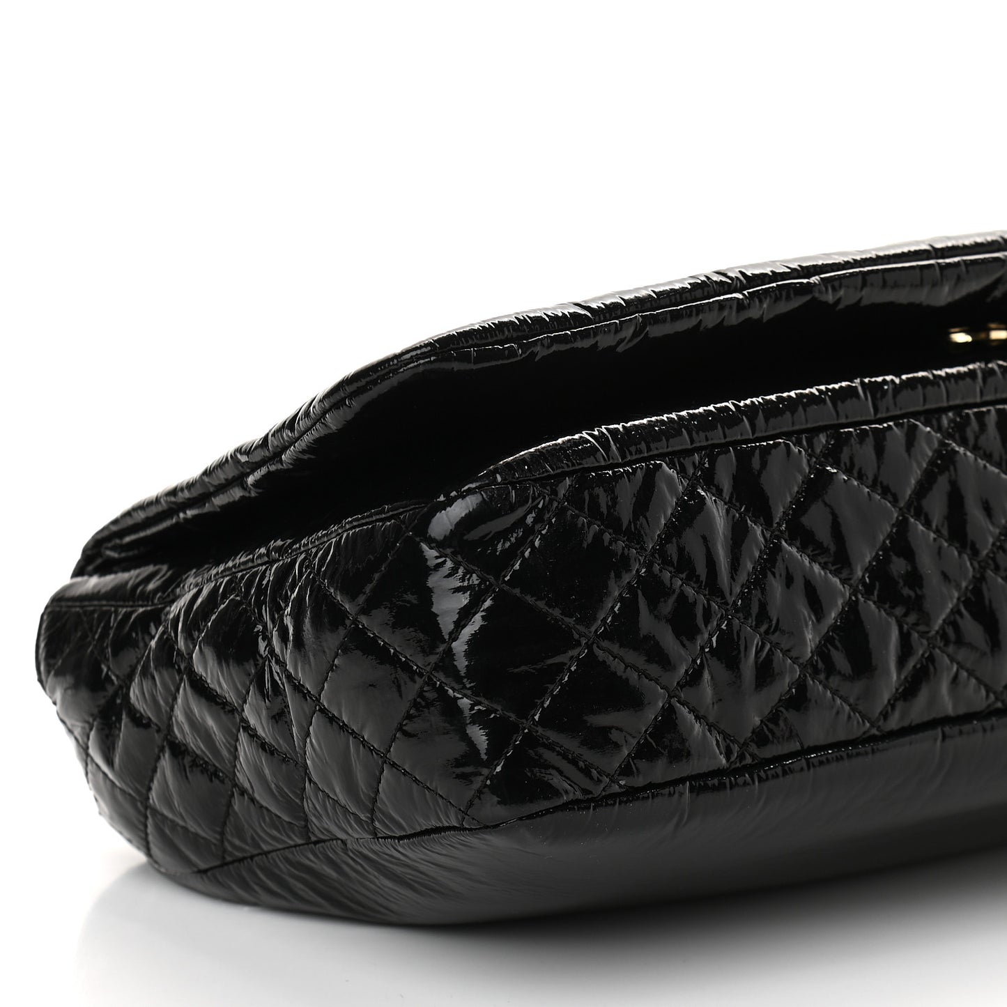 Vinyl Medium Rock and Chain Flap Black
