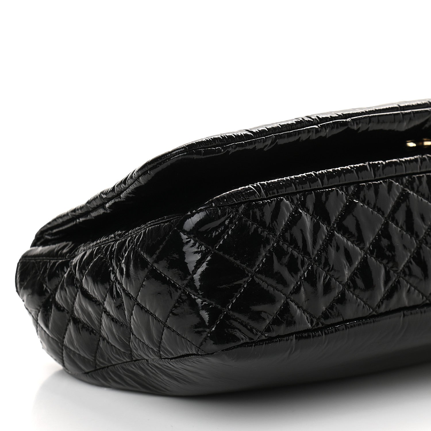 Chanel Vinyl Medium Rock and Chain Flap Black 8 of 9