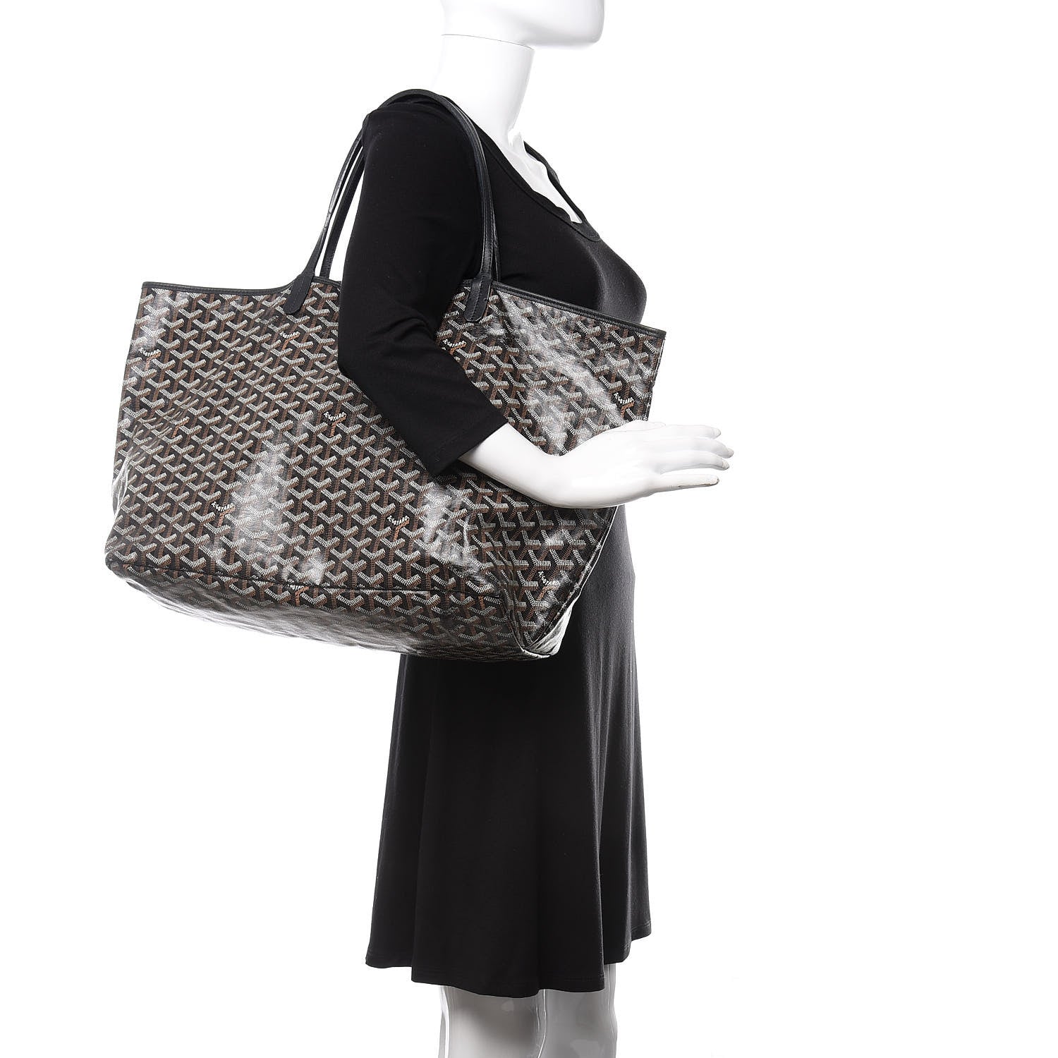 Goyard Goyardine Saint Louis GM Black 2 of 28