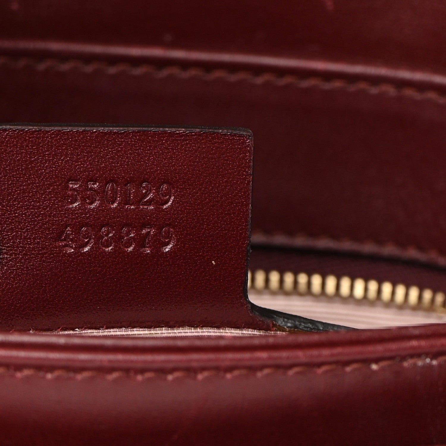 Gucci Vitello Palmellato Lux Small Arli Flap Shoulder Bag Vintage Bordeaux 7 of 19