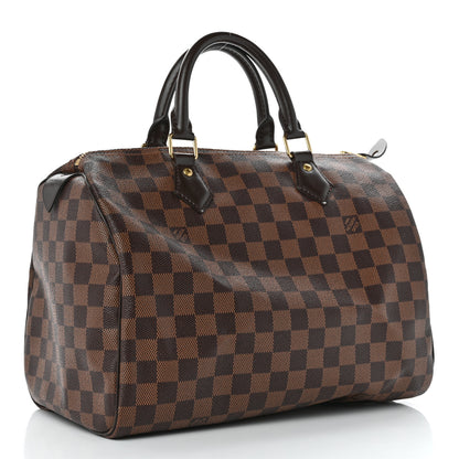 Louis Vuitton Damier Ebene Speedy 30 3 of 12