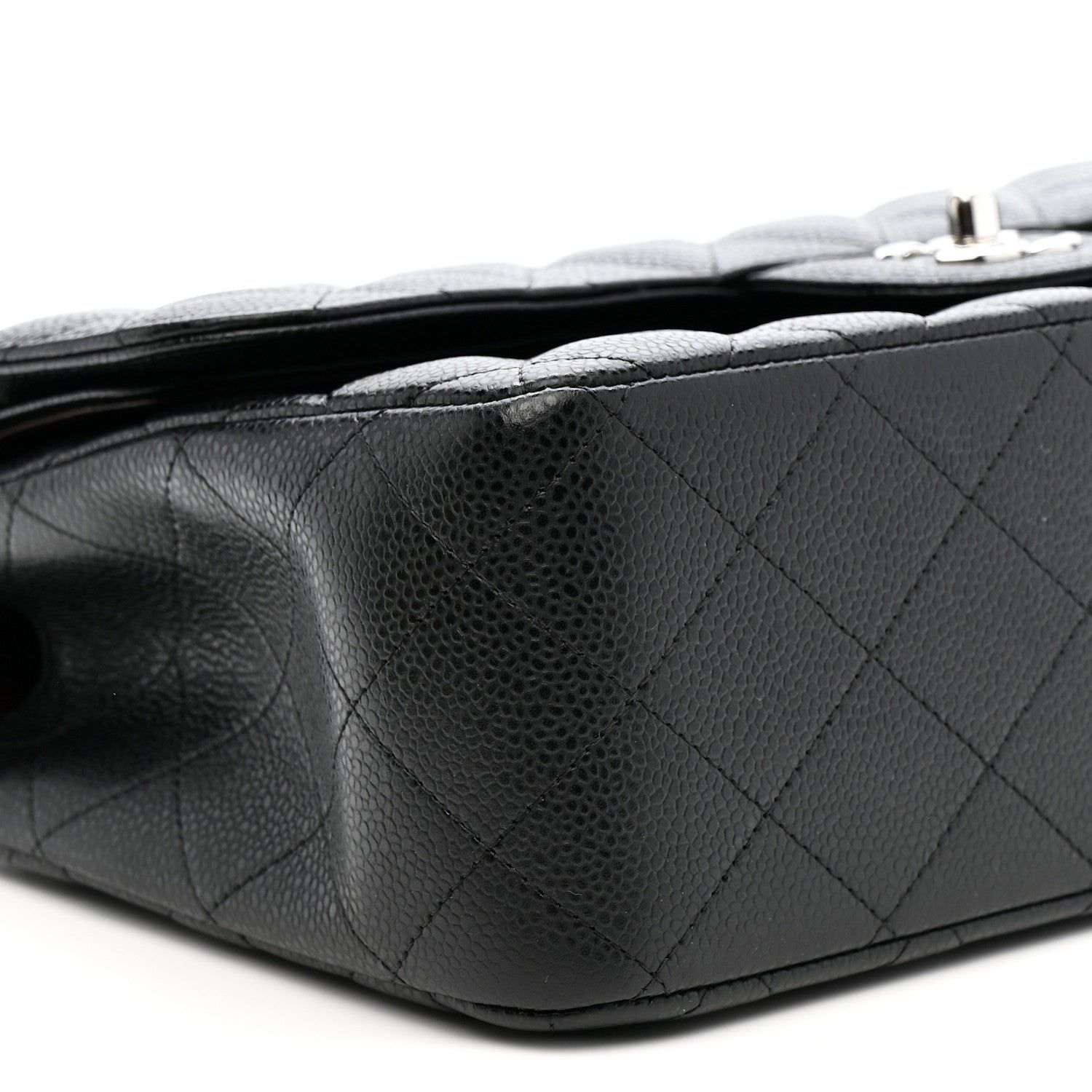 Chanel Caviar Quilted Jumbo Double Flap Black 9 of 11