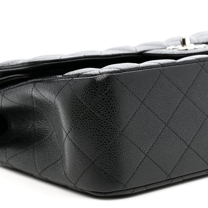 Chanel Caviar Quilted Jumbo Double Flap Black 9 of 11
