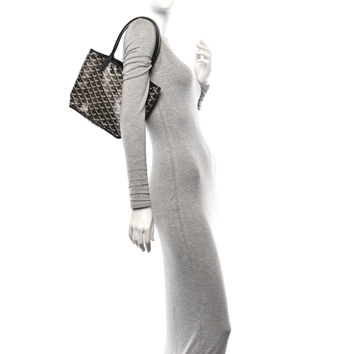 Goyardine Reversible Mini Anjou Black