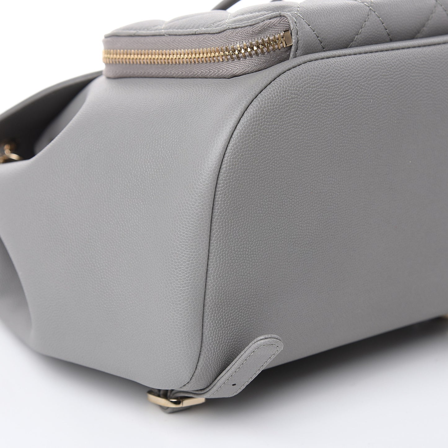 Caviar Quilted Business Affinity Backpack Grey
