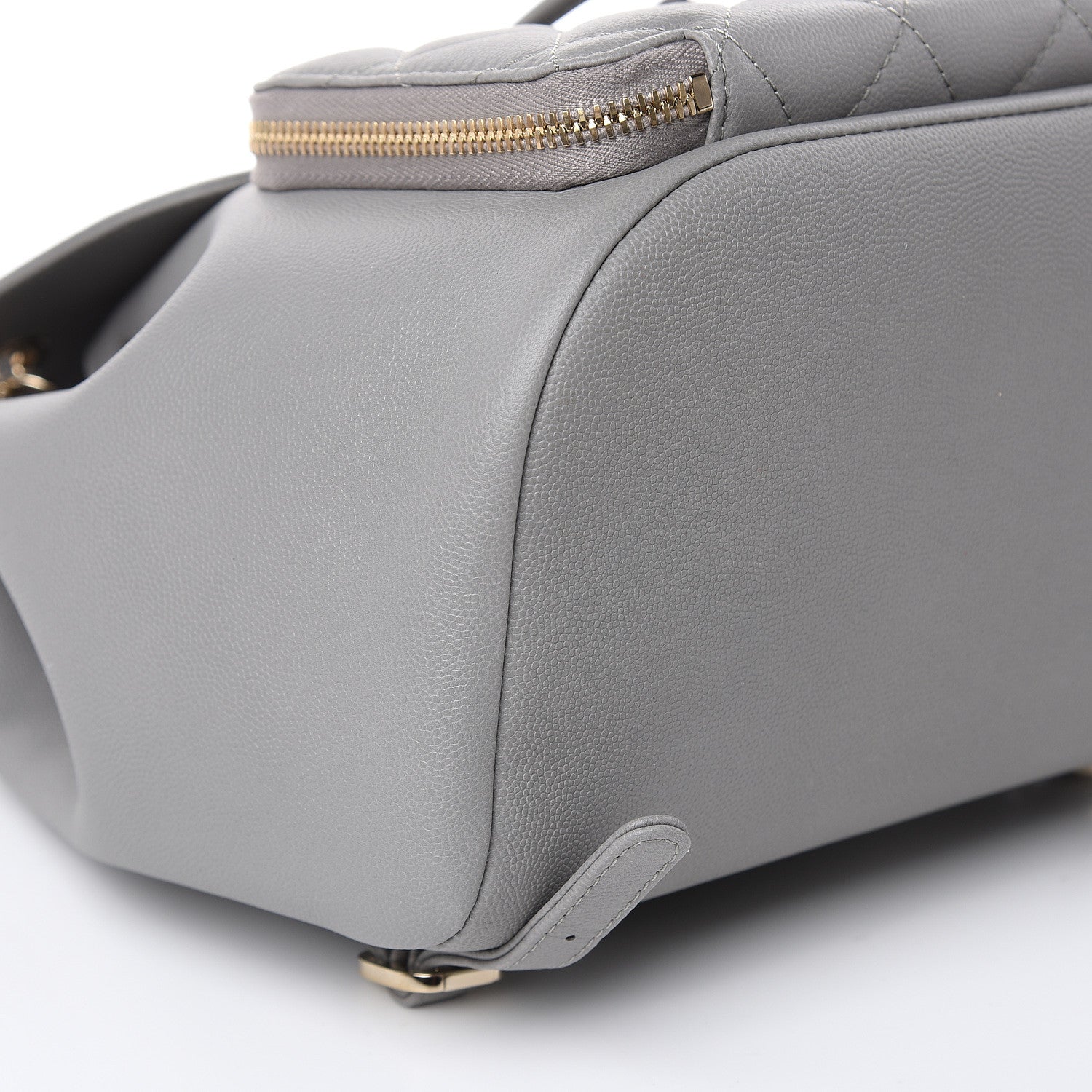 Chanel Caviar Quilted Business Affinity Backpack Grey 8 of 9