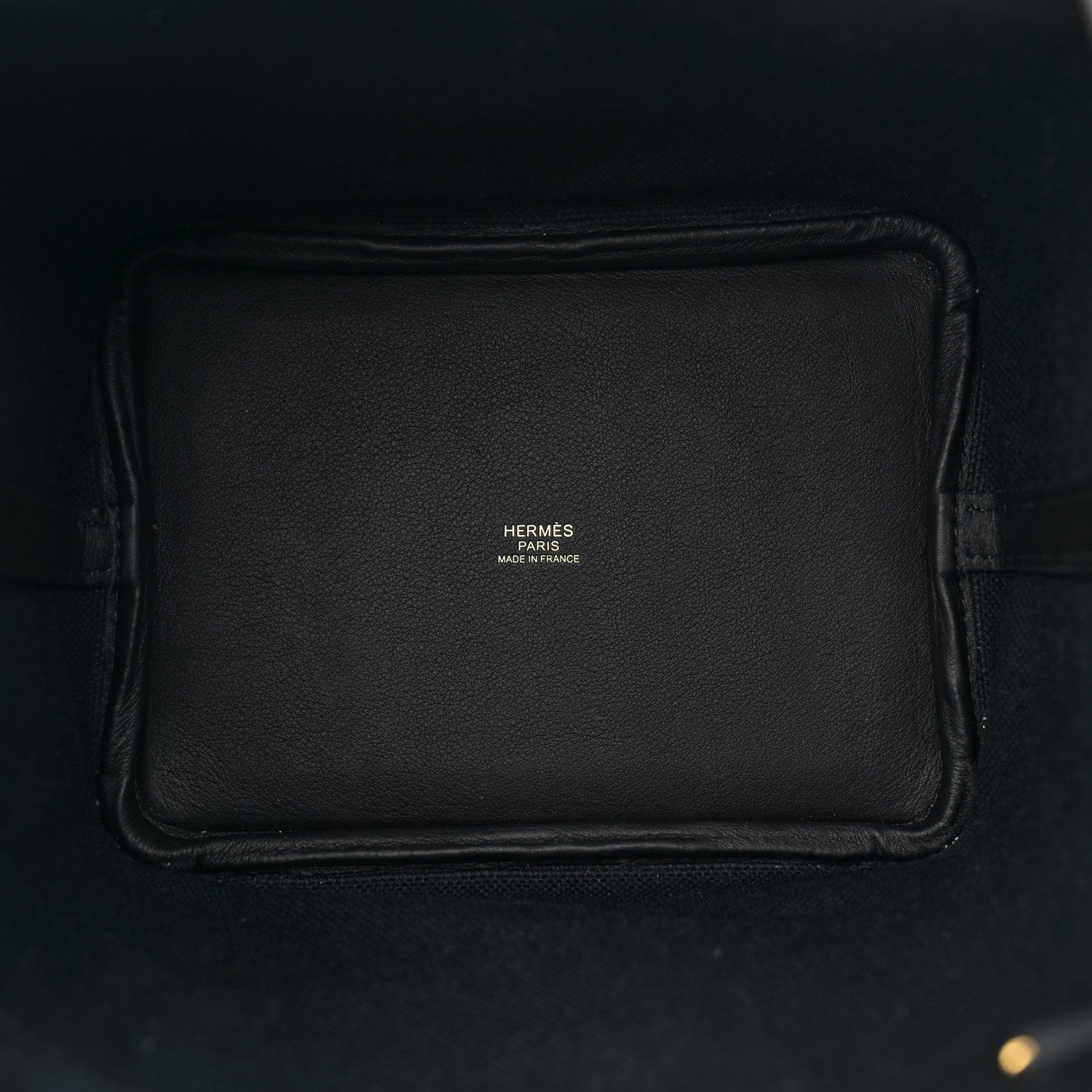 Hermes Toile Goeland Swift Cargo Picotin Lock 18 Caban Black 5 of 11