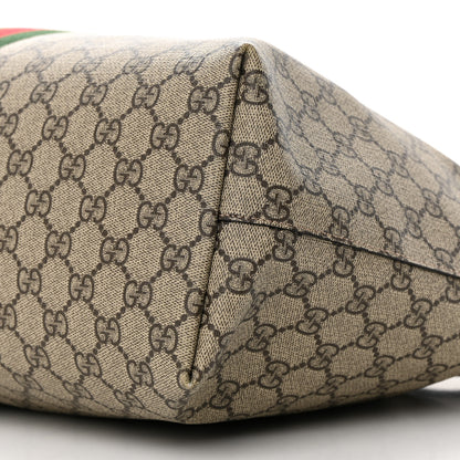 Gucci GG Supreme Monogram Medium Ophidia Shopping Tote Brown 10 of 17