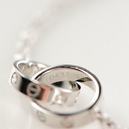 Cartier 18K White Gold Interlocking LOVE Bracelet 6 of 6