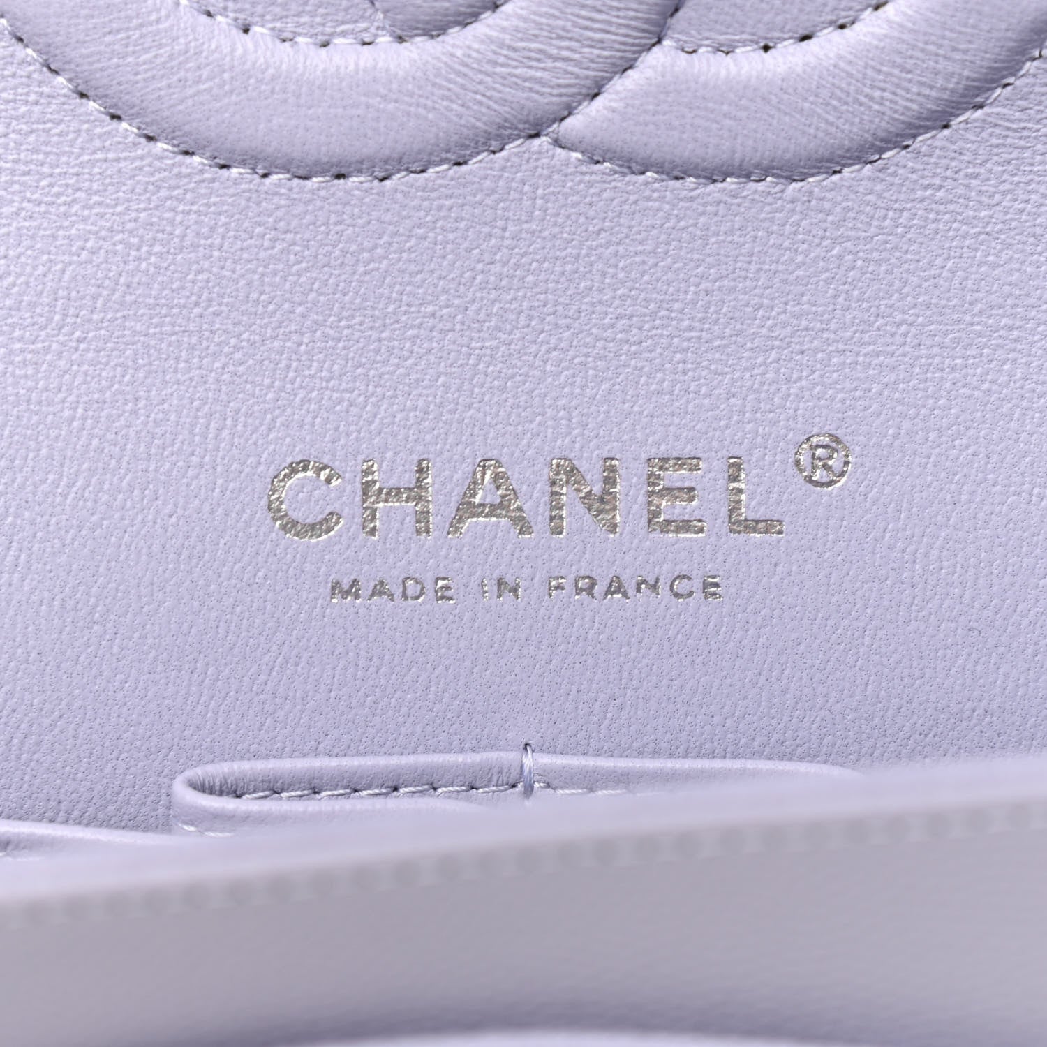 Chanel Caviar Quilted Medium Double Flap Light Purple 6 of 9