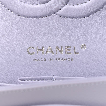 Chanel Caviar Quilted Medium Double Flap Light Purple 6 of 9