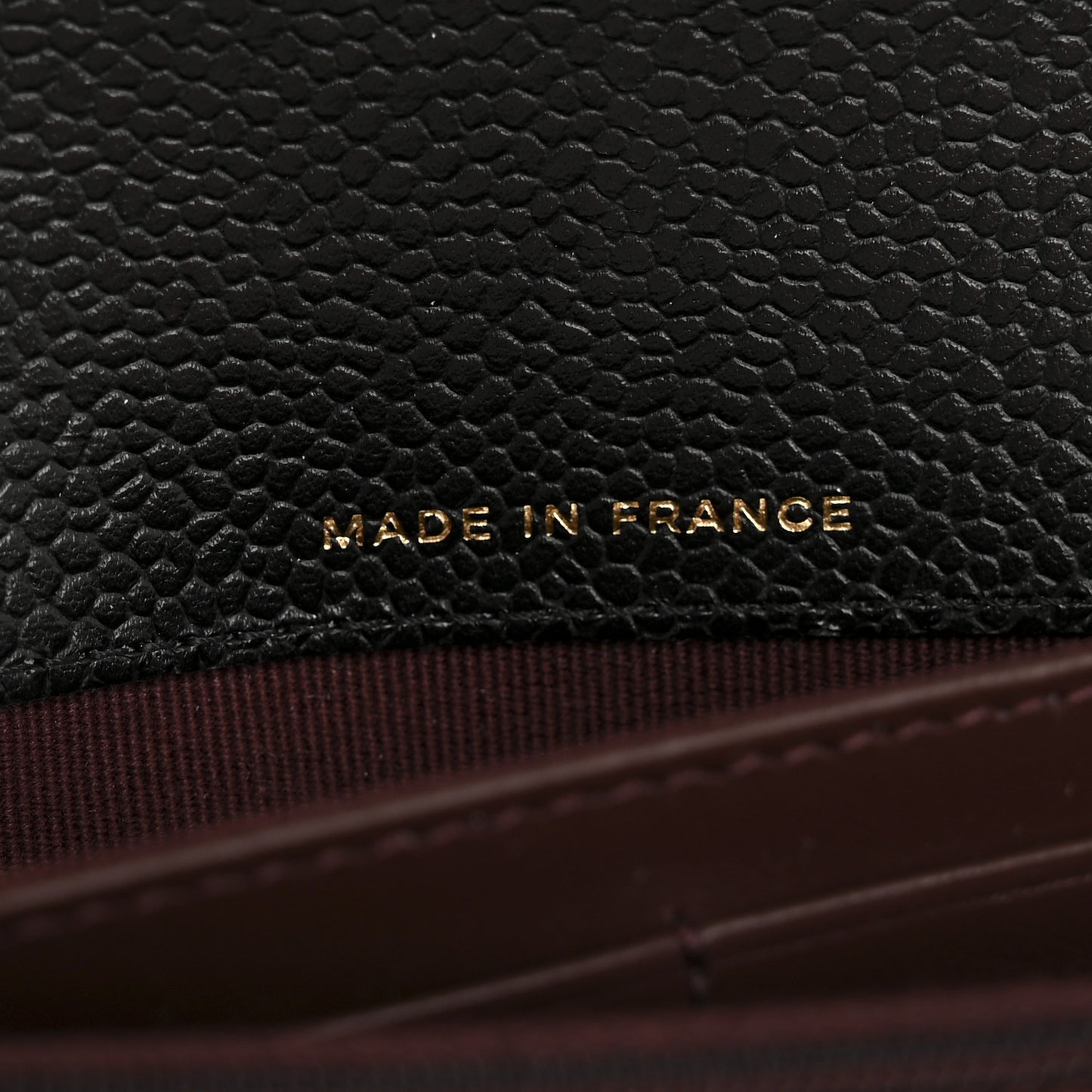 Caviar Quilted Large Gusset Flap Wallet Black