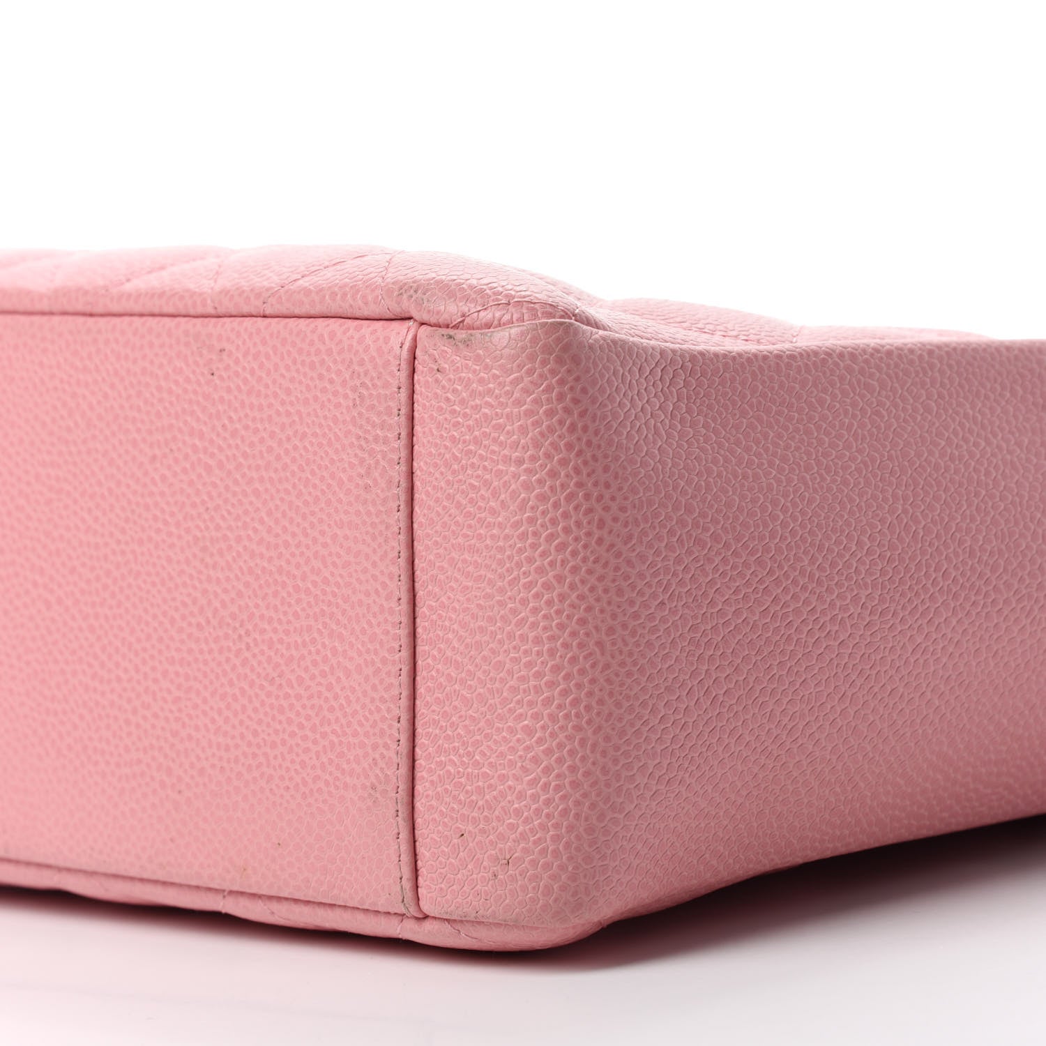 Chanel Caviar Quilted Petit Shopping Tote PST Pink 7 of 11