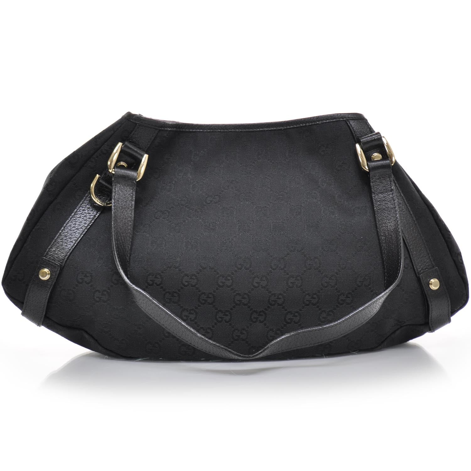 Gucci Monogram Medium Abbey Shoulder Bag Black 1 of 8