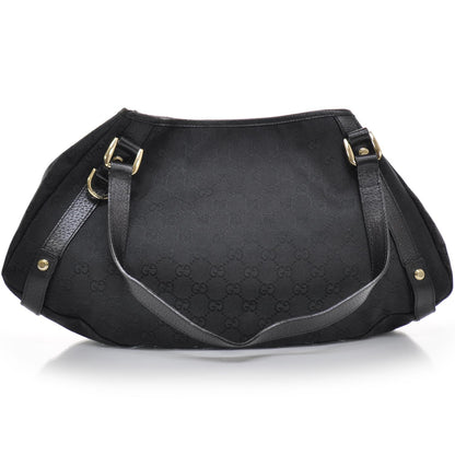 Gucci Monogram Medium Abbey Shoulder Bag Black 1 of 8