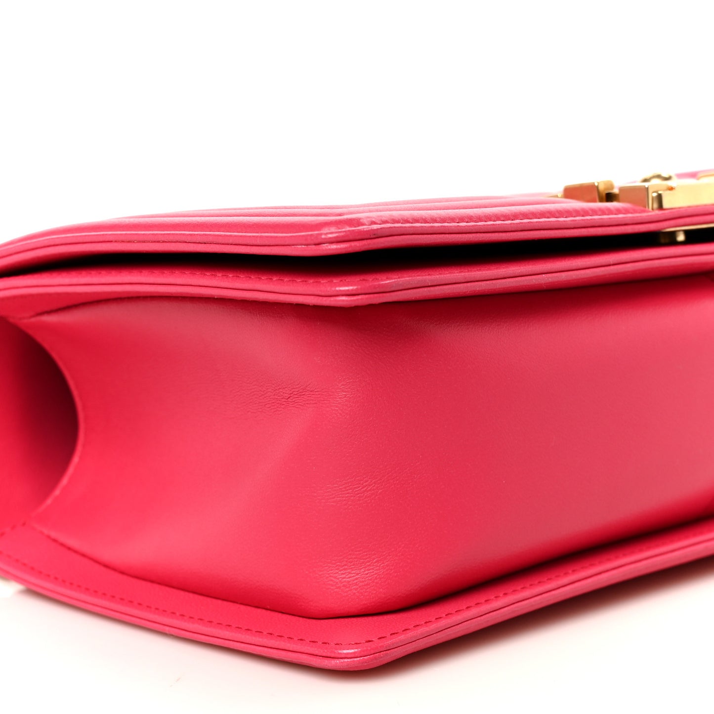 Lambskin Quilted Medium Boy Flap Pink