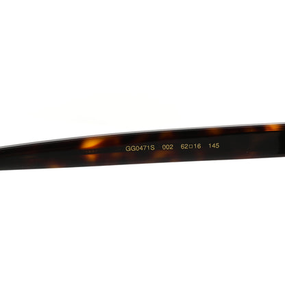 Gucci Acetate Oversize Square Frame GG0471S Sunglasses Tortoise 6 of 7