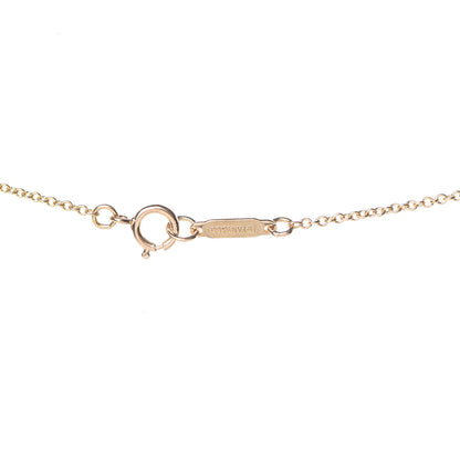 Tiffany 18K Yellow Gold Diamond Small Cross Pendant Necklace 6 of 7