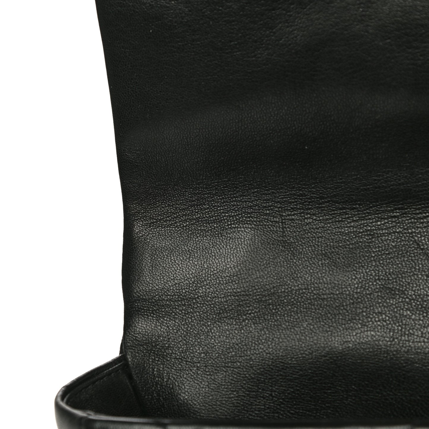Shiny Goatskin Quilted Medium Chanel 19 Flap Black