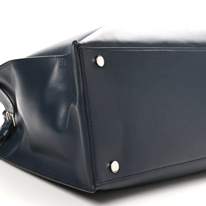 Balenciaga Calfskin Karung Padlock Nude Work S Top Handle Black Encre Orange Tang 10 of 11