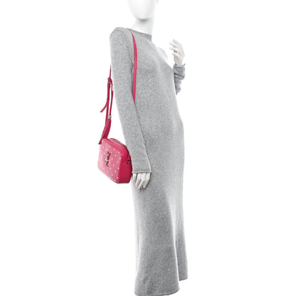 Saint Laurent Calfskin Monogram Star Lou Camera Bag Fuchsia 2 of 10