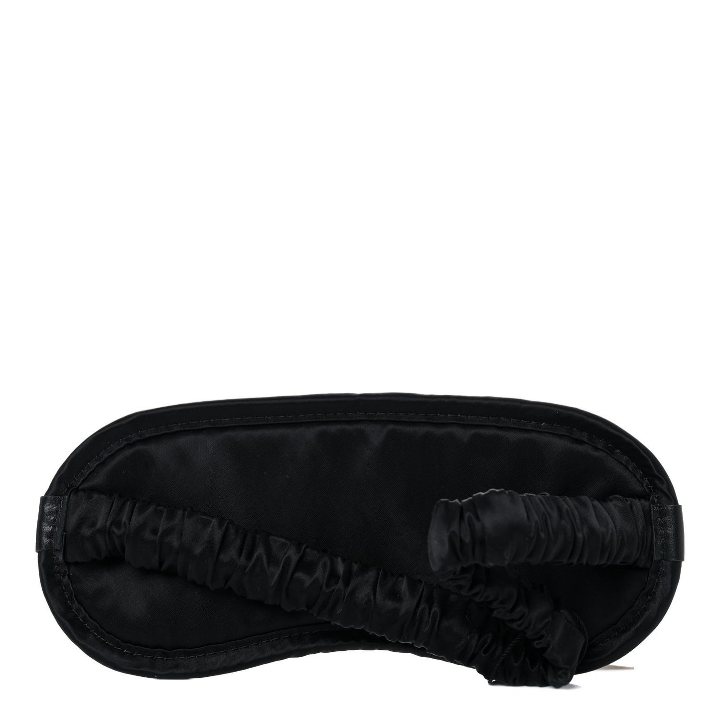 Nylon Grosgrain Lifestyle Pouch With Sleep Mask Black
