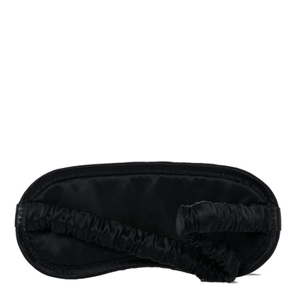 Chanel Nylon Grosgrain Lifestyle Pouch With Sleep Mask Black 13 of 14