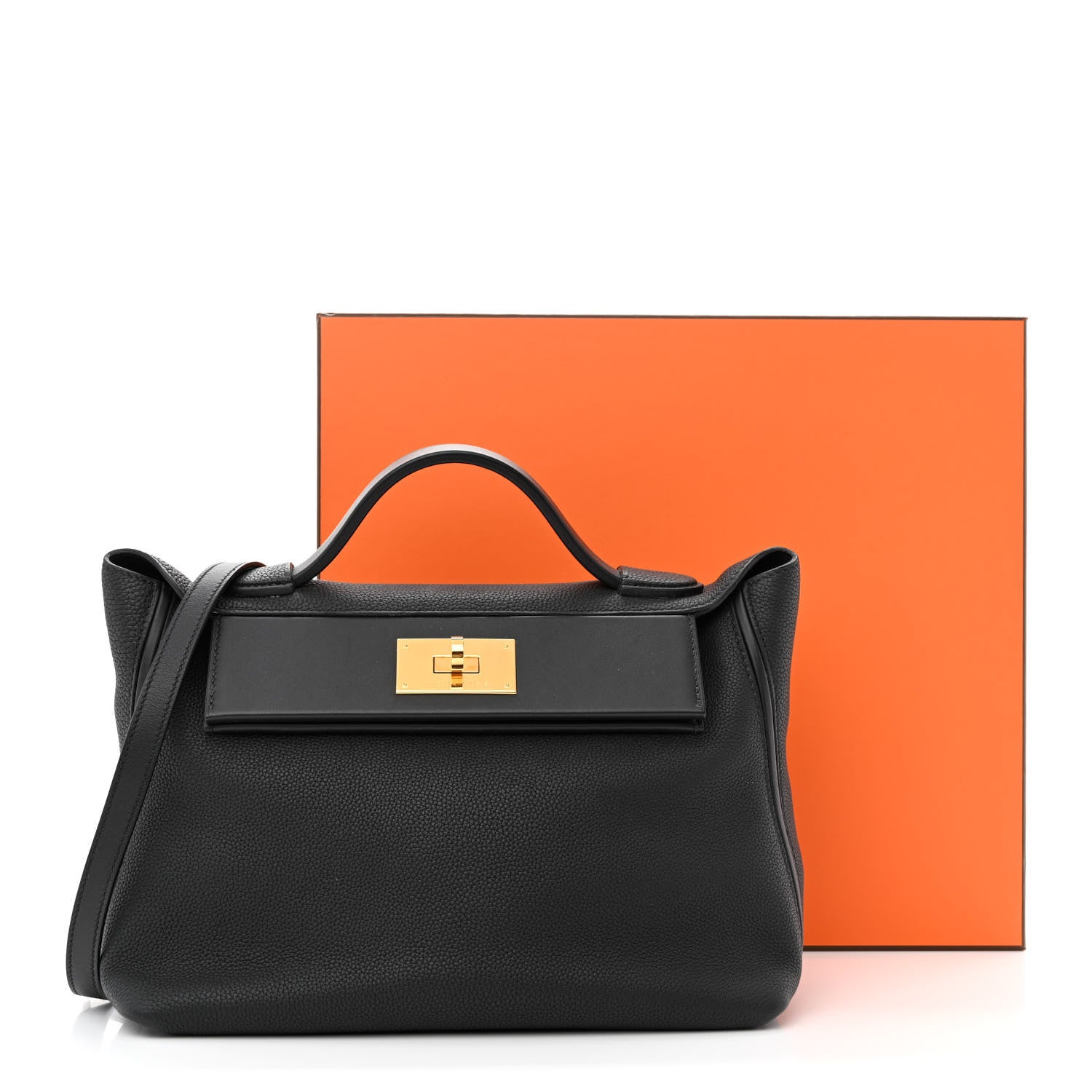 Hermes Taurillon Maurice Swift 24/24 29 Black 12 of 12