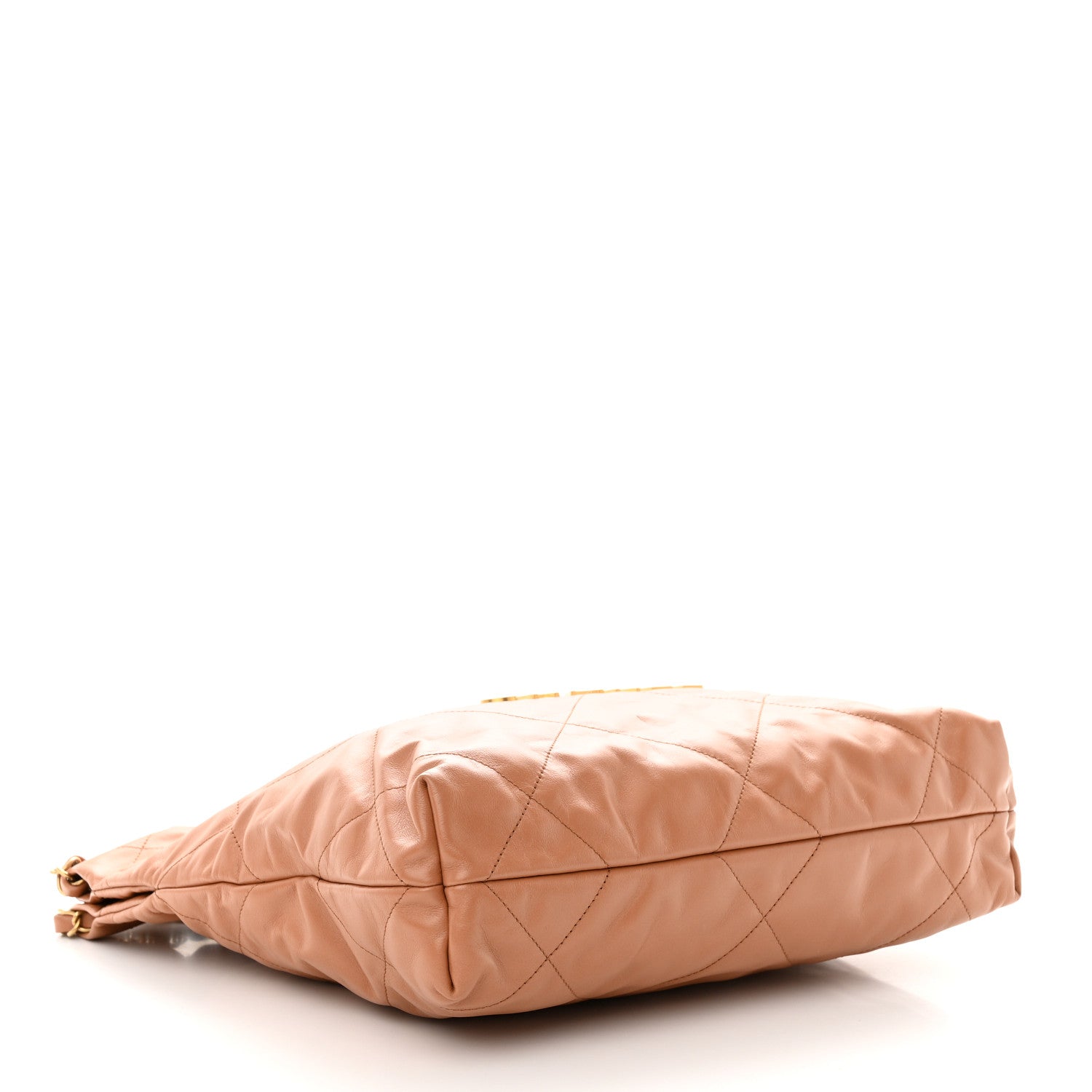 Chanel Shiny Calfskin Quilted Small Chanel 22 Camel 5 of 11