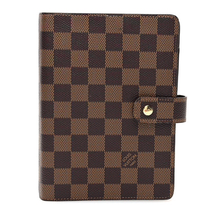 Louis Vuitton Damier Ebene Medium Ring Agenda Cover 1 of 6