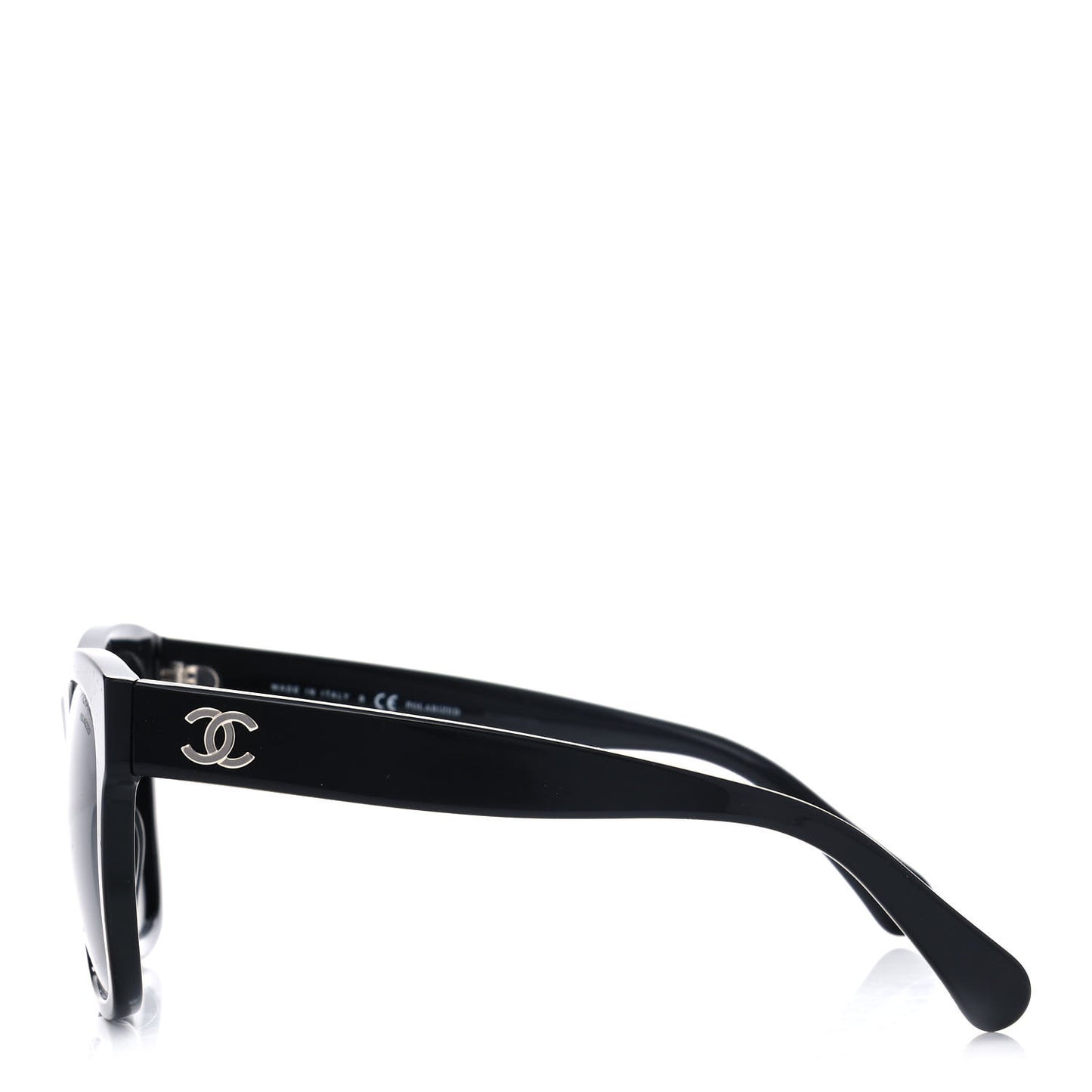 Acetate Polarized Square CC Sunglasses 5380 Black