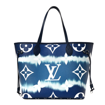 Louis Vuitton Monogram Escale Neverfull MM Blue 1 of 9