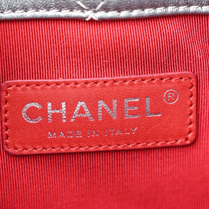 Chanel Iridescent Aged Calfskin Quilted Gabrielle Backpack Light Purple 6 of 10