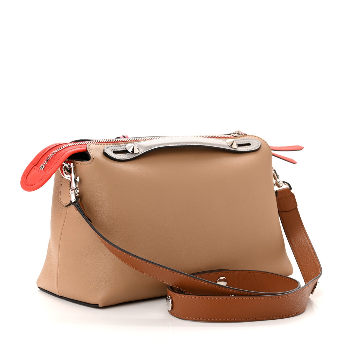 Vitello Dolce 5 Color Medium By The Way Boston Bag Cuoio Multicolor