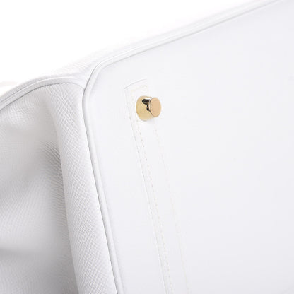 Hermes Epsom Birkin 30 Blanc White 34 of 35