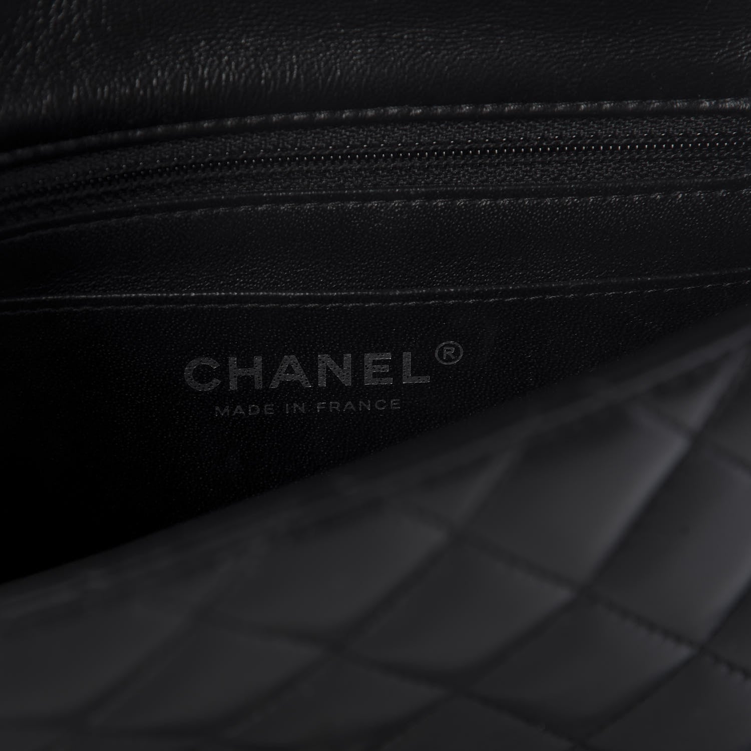 Chanel Lambskin Quilted Mini Square Flap Black 8 of 10