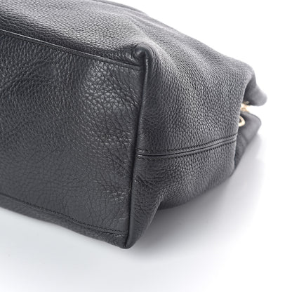 Gucci Pebbled Calfskin Medium Soho Chain Shoulder Bag Black 10 of 10