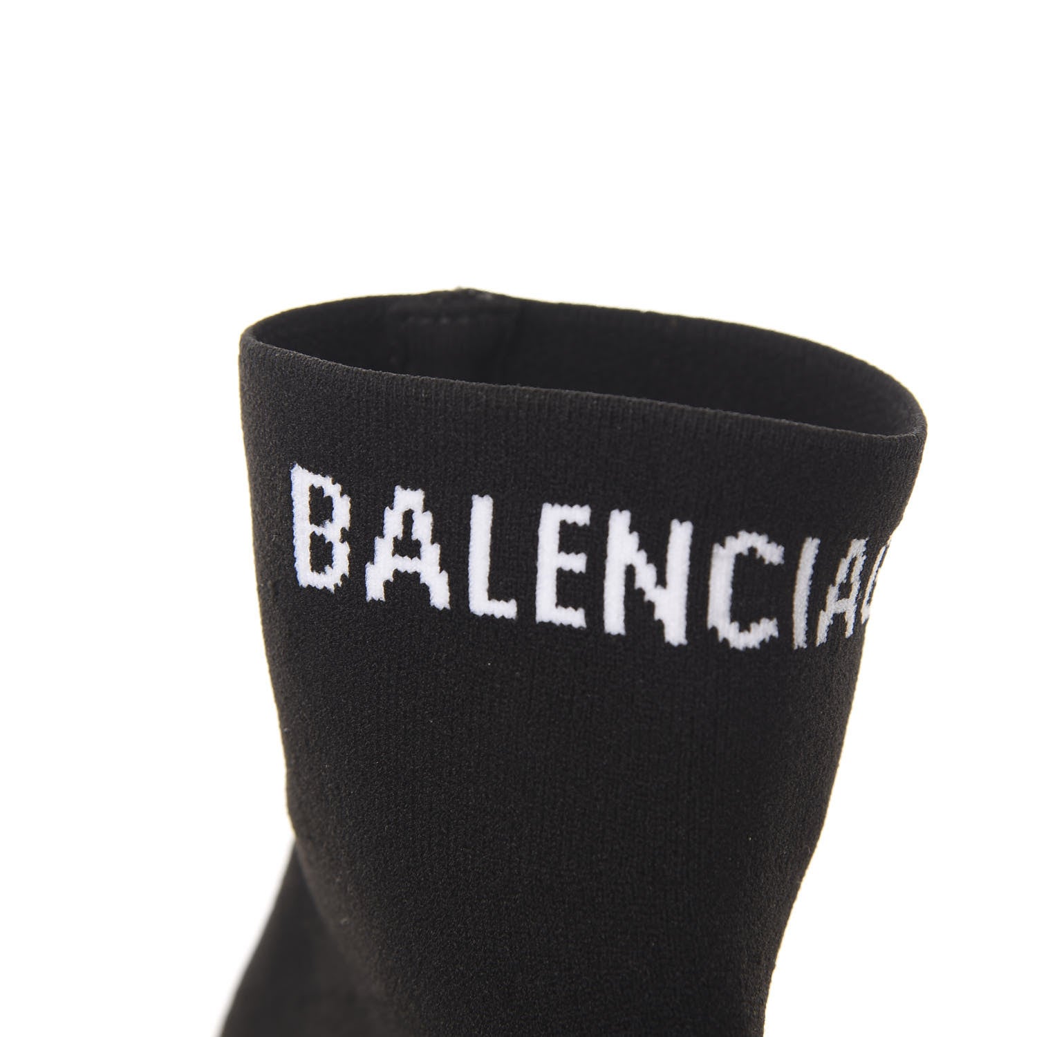 Balenciaga Neoprene Knit Mens Hi Speed Sneakers 41 Black White 9 of 9