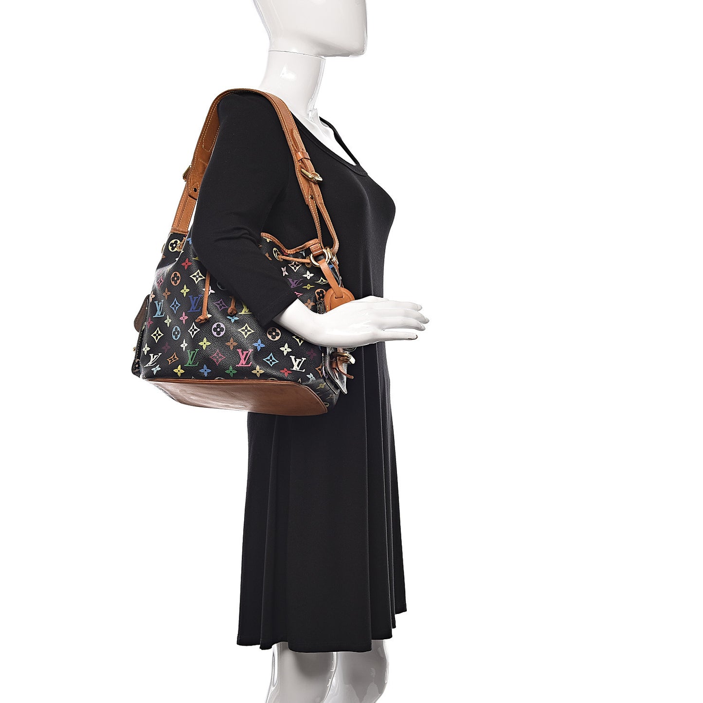 Monogram Multicolor Petit Noe Black