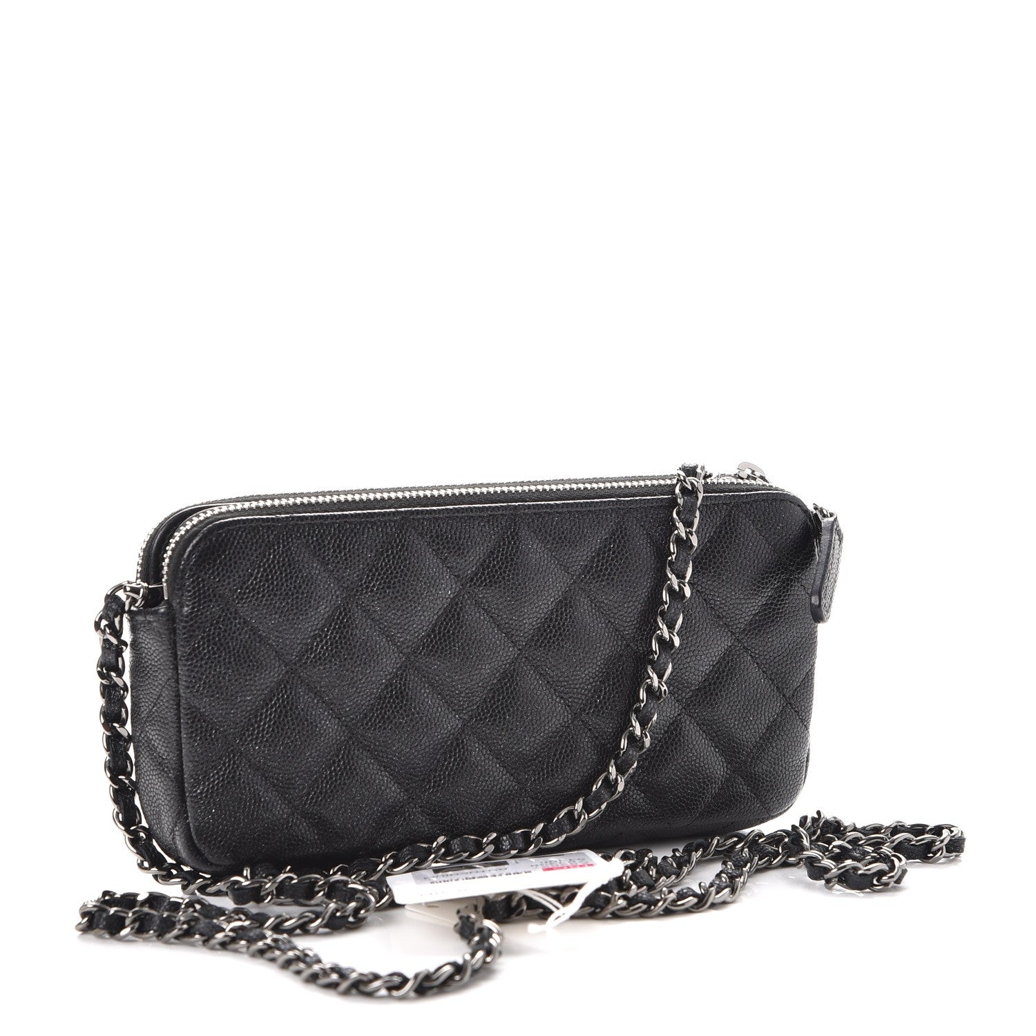 Chanel Caviar Quilted Small Clutch With Chain Black 3 of 9