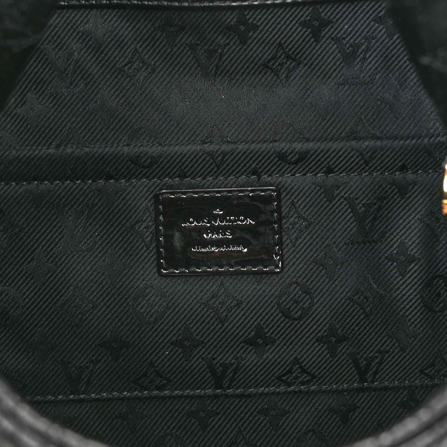 Calfskin Quilted Monogram Altair Clutch Black