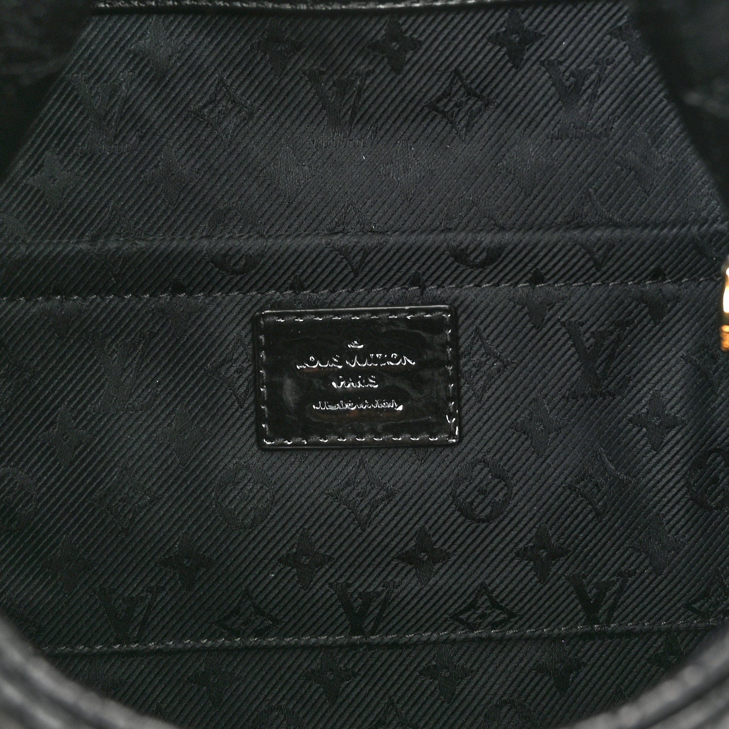 Louis Vuitton Calfskin Quilted Monogram Altair Clutch Black 7 of 7