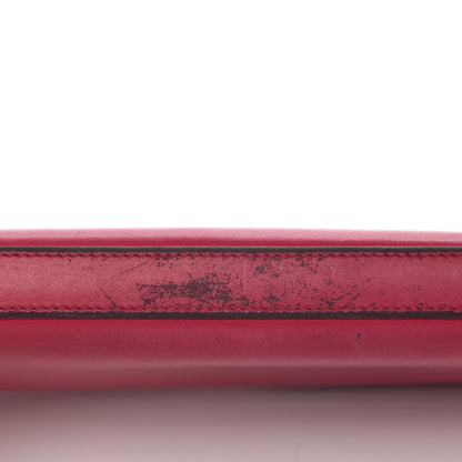 Saint Laurent Calfskin Classic Zip Around Continental Wallet Fuchsia 8 of 13