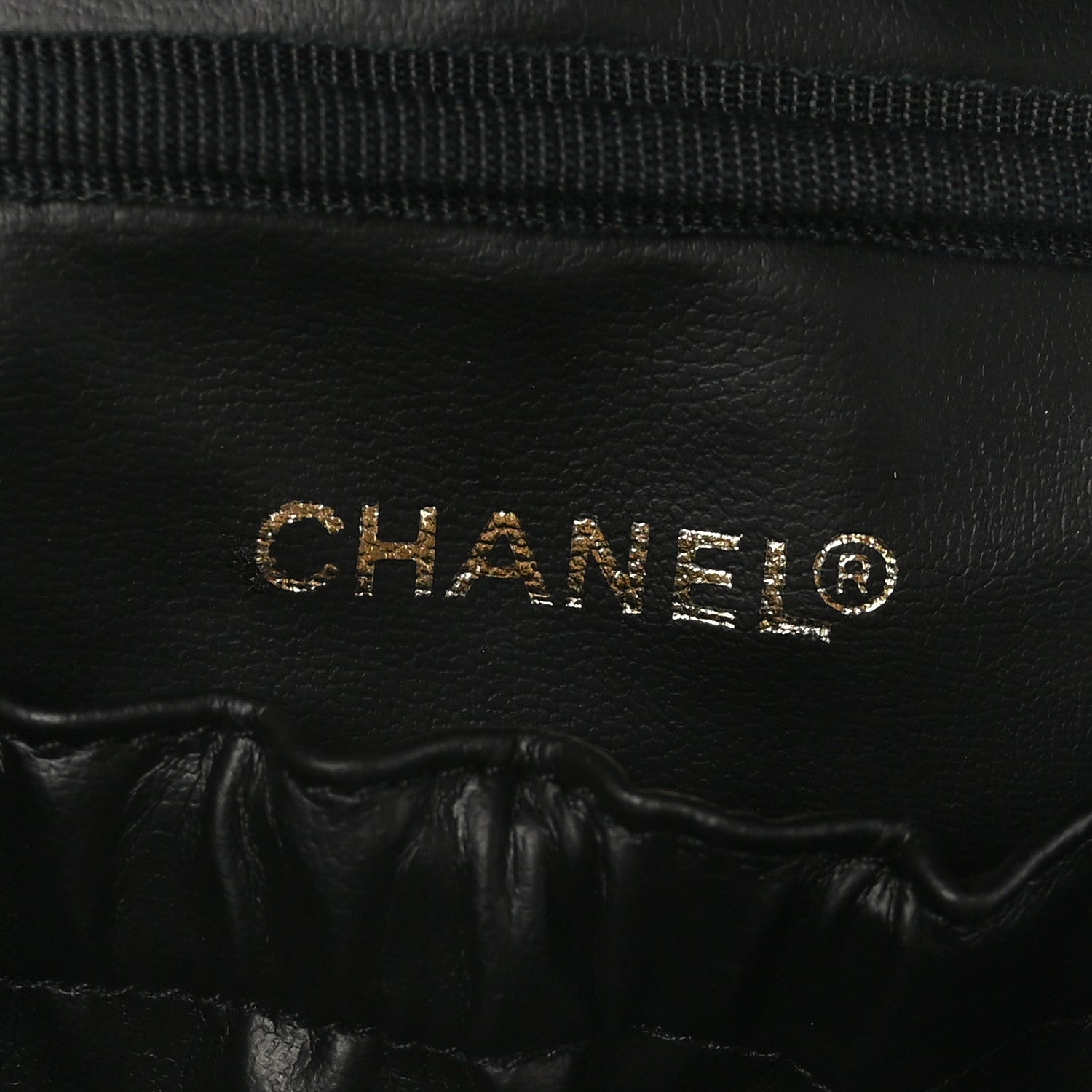 Chanel Caviar Vanity Cosmetic Case Black 6 of 11