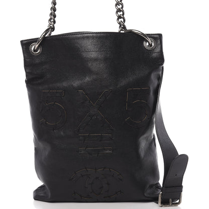 Chanel Calfskin Oser Sans Poser Messenger Black 9 of 13