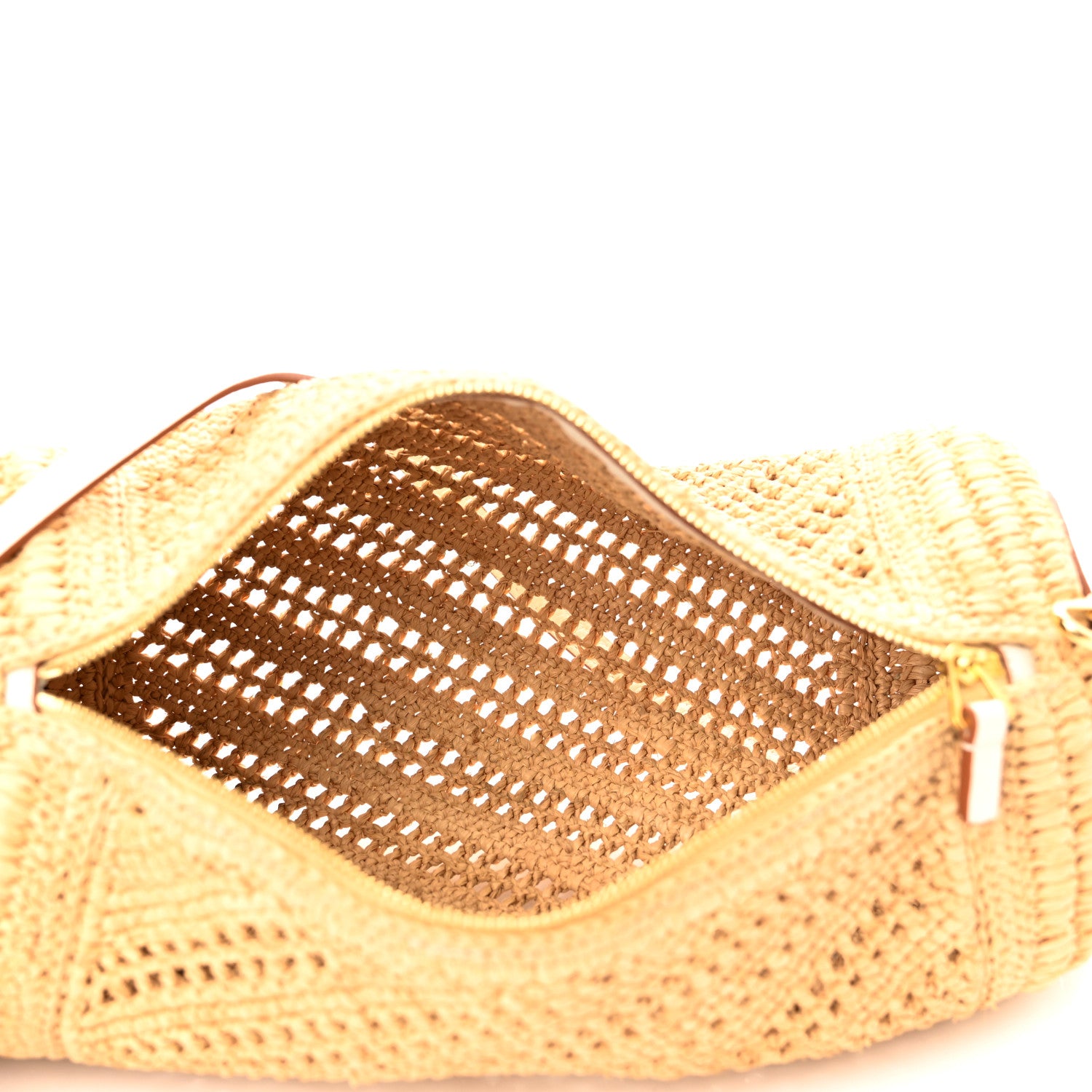 Loewe Raffia Paula's Ibiza Bracelet Pouch Natural White 5 of 9