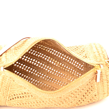 Loewe Raffia Paula's Ibiza Bracelet Pouch Natural White 5 of 9